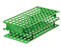 Nalgene Unwire - Test Tube Rack 72 Place 13 mm Tube Size Green 2-1/4 X 4 X 7-3/4 Inch - 1480945