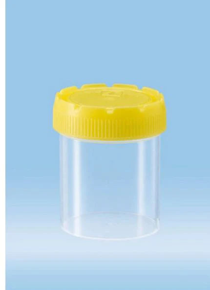 Sarstedt - Specimen Container 44 X 55 mm 70 mL (2.4 oz.) Screw Cap Poly Bagged Sterile - NC9512383