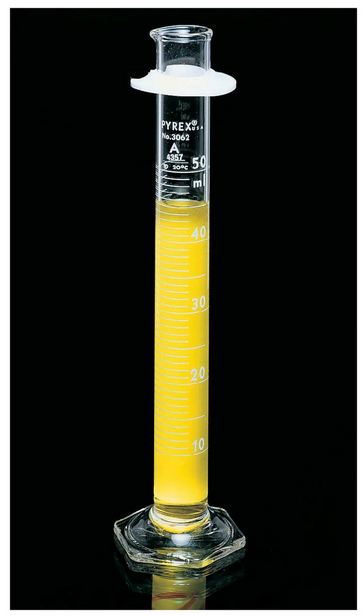Fisher Scientific Pyrex Cylinder Class A Borosilicate Glass 250 mL - 3062250