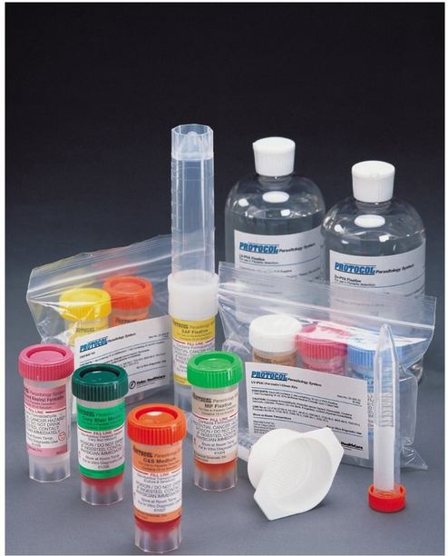 Fisher Scientific PROTOCOL Parasitoloty 1-Vial Transport Stool Specimen Container Plastic Screw Cap 15 mL Fill (0.5 oz.) NonSterile - 23-005-43