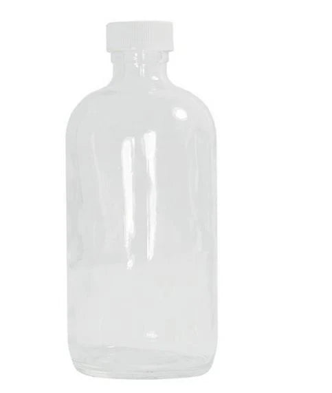 Qorpak - Boston Round Bottle Glass 8 oz. - 239206