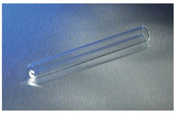 Fisher Scientific Pyrex Culture Tube Round Bottom Plain 13 X 100 mm 10 mL Without Color Coding Without Closure Glass Tube - 1496215C