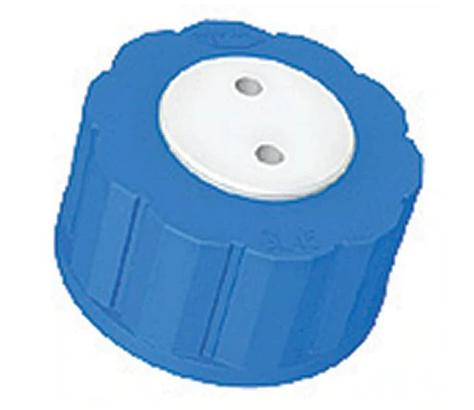 Omnifit - Bottle Cap Polytetrafluoroethylene (PTFE) Screw Cap Blue 29.8 mm Height X 54 mm Outer Diameter For T Series Solvent Bottle - OF945T2