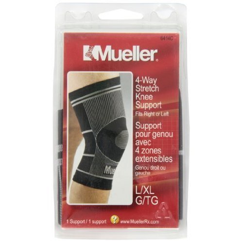 Mueller Sports Medicine Mueller Sport Care Knee Sleeve Large / X-Large Pull-On 15-1/2 to 19 Inch Knee Circumference Left or Right Knee - 6414