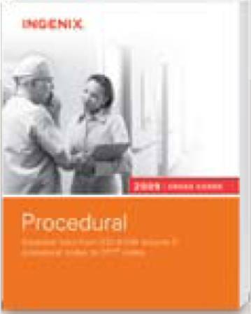 Ingenix Reference Book Procedural Coder 2009 - 1922