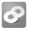 Inhealth Technologies - Ostomy Adhesive Tape Disc White, 3 Inch - BE 6043