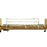 Invacare - Full Bed Side Rail 55 Inch 4-1/4 to 14-1/2 Inch Height - 6629