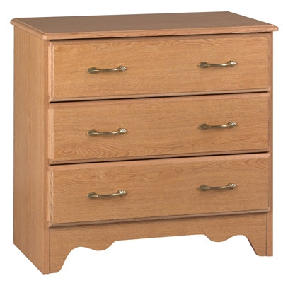 Invacare Torrington Series Chest Mahogany / Oak Edge 17.44 X 31-1/2 X 30 Inch 3 Drawers Without Door - IH28436