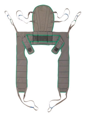 Invacare Dress High Toileting Sling With Head and Neck Support 6 Strap and Waist Belt Large 450 lbs. Weight Capacity - 2478446