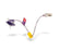 PowerLoc EZ - Huber Infusion Set 19 Gauge 3/4 Inch 8 Inch Tubing Y-Site Injection Port - SHW19-75Y