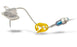 Bard PowerLoc EZ Power Huber Infusion Set 22 Gauge 3/4 Inch 8 Inch Tubing Needless Y Site - SHW22-75YS