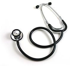 Welch Allyn Welch Allyn Arden Stethoscope Black 1-Tube 22 Inch Tube Double Sided Chestpiece - ARDEN-S2BK