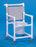 IPU IPU Commode / Shower Chair ipu Fixed Arm PVC Frame Mesh Back - SCC9250