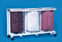 IPU Classic Triple Hamper with Bags 4 Casters 39 gal. - LH23