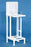 IPU Standard Hamper Stand Stationary Square Opening 22 gal. Foot Pedal Self-Closing Lid - LHS11