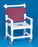 IPU - Pediatric Shower Chair ipu With Arms PVC Frame Mesh Back 16 Inch Seat Width - PD SC26 P FS