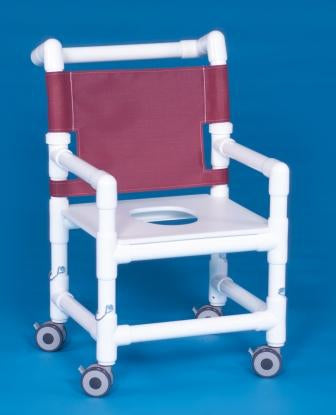 IPU IPU Pediatric Shower Chair ipu With Arms PVC Frame Mesh Back 16 to 22 Inch Height - PD SC26 P FS