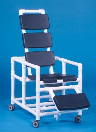 Super Deluxe - Reclining Shower Chair Fixed Arm PVC Frame Reclining Back - SCC280 RC N