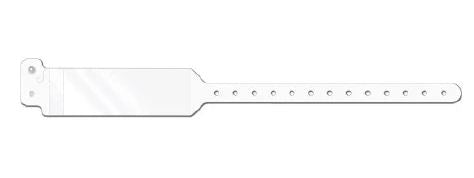 Precision Dynamics Conf-ID-ent Identification Band Laser Print Adhesive Closure Without Legend - WBW61