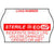 Meto - Pre-Printed Label Advisory Label White Paper Indefinite Shelf Life Unless Damaged, Open or Wet Red Quality Control Label 5/8 X 1 Inch - NPTSTER1