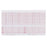 Precision Charts Fetal Monitor Recording Paper Thermal 152 mm X 49 Foot Z-Fold Orange Grid - 9270-0485