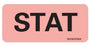 Precision Dynamics MedVision Pre-Printed Label Advisory Label Stat Fluorescent Orange 1-1/4 X 5/16 Inch - V01FO0968