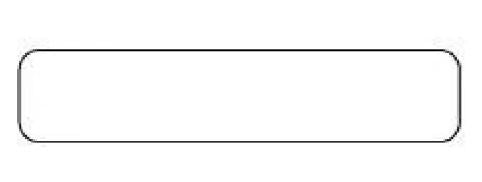 Precision Dynamics Blank Label Multipurpose Without Legend White 1 X 3 Inch - TD-13-BLBAR