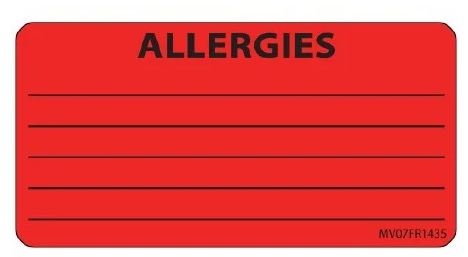 Precision Dynamics MedVision Pre-Printed Label Warning Label Biohazard Fluorescent Red 1-1/4 X 5/16 Inch - V01FR0735