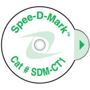 Precision Dynamics Spee-D-Mark Skin Marker Green / White 2.3 mm BB - SDM-CT1