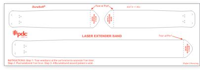 Precision Dynamics BAND, EXTENDER WB LASER DURAS FT (250/BX) - 95XTR-11-PDJ