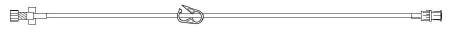 Becton Dickinson Extension Set 60 Inch Tubing 0.5 mL Priming Volume DEHP-Free - 30822