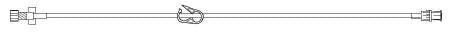 BD - Extension Set 60 Inch Tubing 0.5 mL Priming Volume DEHP-Free - 30822