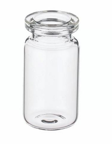 Fisher Scientific Wheaton Serum Tubing Vial Borosilicate Glass 5 mL Aluminum Crimp Seal - 06446D