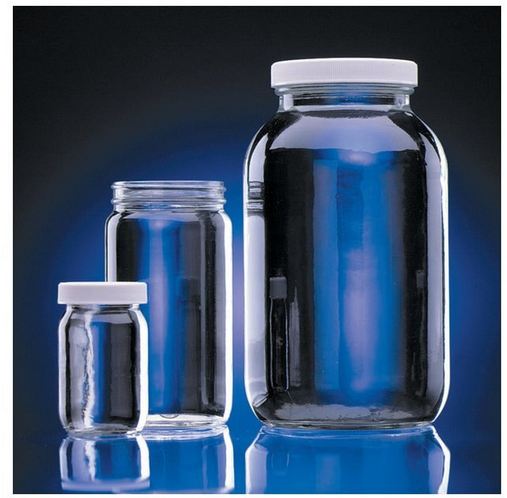 Wheaton - Storage Bottle Wide Mouth Soda-lime Glass / Polypropylene 2,000 mL (64 oz.) - 02-911-430