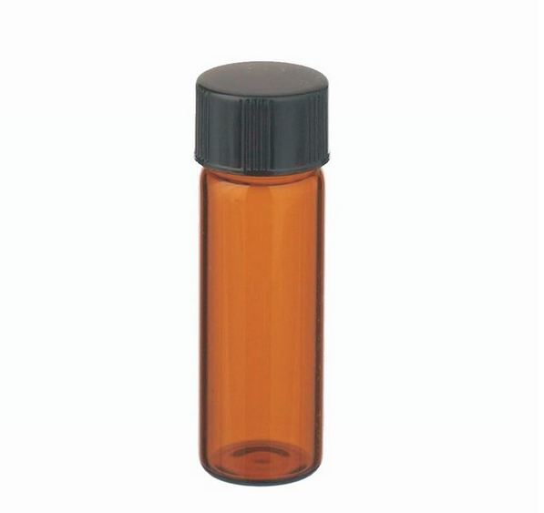 Fisher Scientific VIAL GLASS AMBER 4ML W/CAP 144/CS WHEATON - 641220
