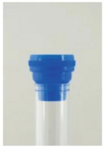 Fisher Scientific Tube Closure Polyethylene Plug Cap Dark Blue For 10, 12, 13 and 16 mm Tubes - 22899001