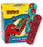 Medibadge American White Cross First Aid Adhesive Strip 3/4 X 3 Inch Plastic Rectangle Kid Design (Clifford the Big Red Dog) Sterile - AB160