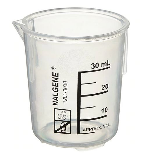 Fisher Scientific Thermo Scientific Nalgene Graduated Beaker Griffin, Low Form Polypropylene 100 mL - 0259110B