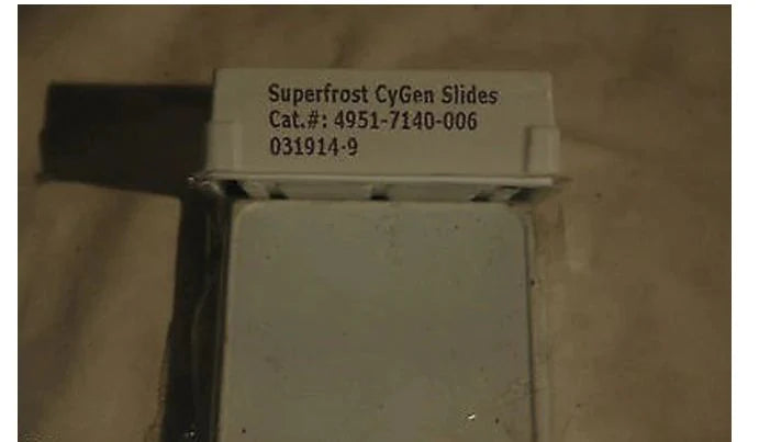 Fisherbrand Superfrost Cytogenics - Cytology Microscope Slide 25 X 75 X 1 mm White Frosted End - 22035900