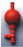 Fisher Scientific Silicone Bulb Red, 3 Valve, Safety Pipette Filler - S68610