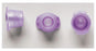 Fisher Scientific Stockwell Scientific Tube Closure LDPE Hollow Top Plug Cap Purple 12 mm For 12 mm Test Tubes NonSterile - 0334223C