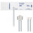 Welch Allyn Cuff, Soft, Screw Connector, 2-Tube, Adult, 20 per Pack - SOFT-11-2SC