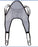 Joerns Healthcare Hoyer Bath Sling 4 Point With Head Support Small 600 lbs. Weight Capacity - 50027