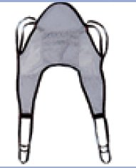 Hoyer - Bath Sling 4 Point With Head Support Small 600 lbs. Weight Capacity - 50027