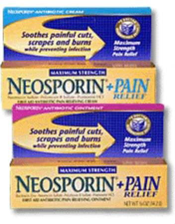 Neosporin + Pain Relief - First Aid Antibiotic with Pain Relief Ointment 1 oz. Tube - 00300810237086