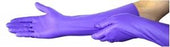 O&M Halyard Inc Purple Nitrile Max Exam Glove Medium NonSterile Nitrile Extended Cuff Length Fully Textured Purple Not Chemo Approved - 44993