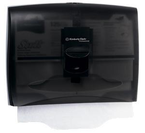 Kimberly Clark DISPENSER, TOILET SEAT COVER PLAS WHT 17.5"X7/8" - 9505