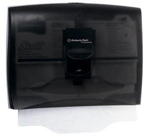 Scott - Toilet Seat Cover Dispenser White Plastic Manual Wall Mount - 9505