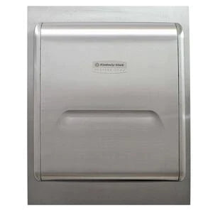 K-C PROFESSIONAL MOD - Paper Towel Dispenser Silver Stainless Steel Manual Pull Wall Mount - 29736