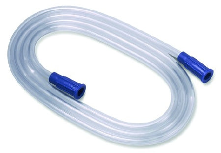 Argyle - Suction Connector Tubing 6 Foot Length 0.25 Inch I.D. NonSterile Female / Male Connector Clear Striated OT Surface - 42450